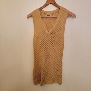 ATHLETA Seashore Open Knit Tunic Medium